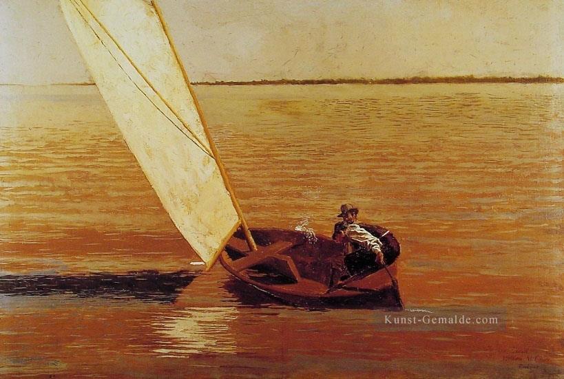 Segeln Realismus Seestück Thomas Eakins Ölgemälde